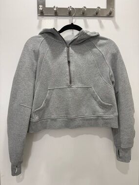 Lululemon Scuba Cropped Half Zip Hoodie